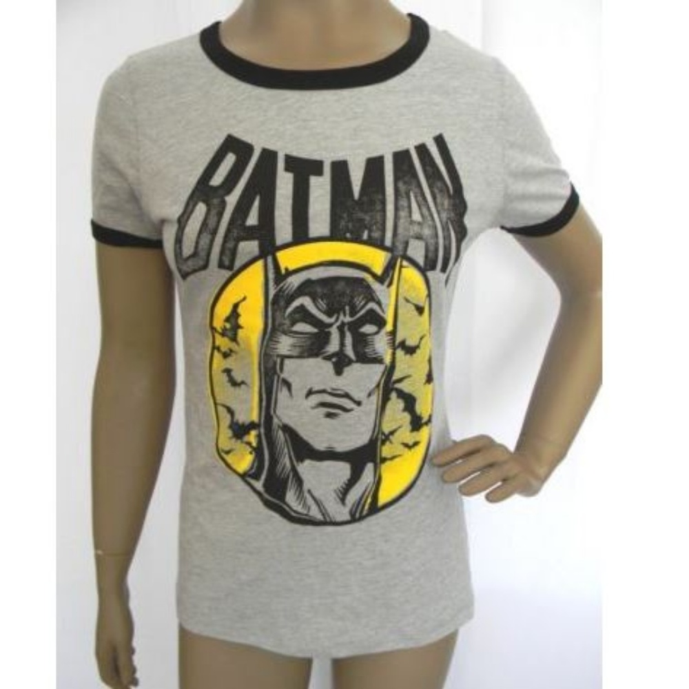 Batman Comic Gray Heather T-Shirt Size Medium